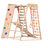 Multifunktions Klettergerüste,Klettergerüst für Kinder,Holzspielplatz für Kinder im Innenbereich,Massivholz für Kleinkinder ( 3 )