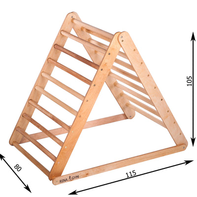 Kletterdreieck - Indoor-Hühnerleiter mit Rutsche für Babys, Kleinkinder, Kinder - Tolles Aktivspielzeug - Starker Rahmen, ungiftige Farbe, klappbar. - RINAGYM GmbH