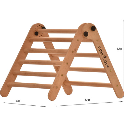 Indoor-Bewegungsgerät aus Holz – Doppelte Leiter (A)