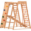 Multifunktions Klettergerüste,Klettergerüst für Kinder,Holzspielplatz für Kinder im Innenbereich,Massivholz für Kleinkinder ( 3 )