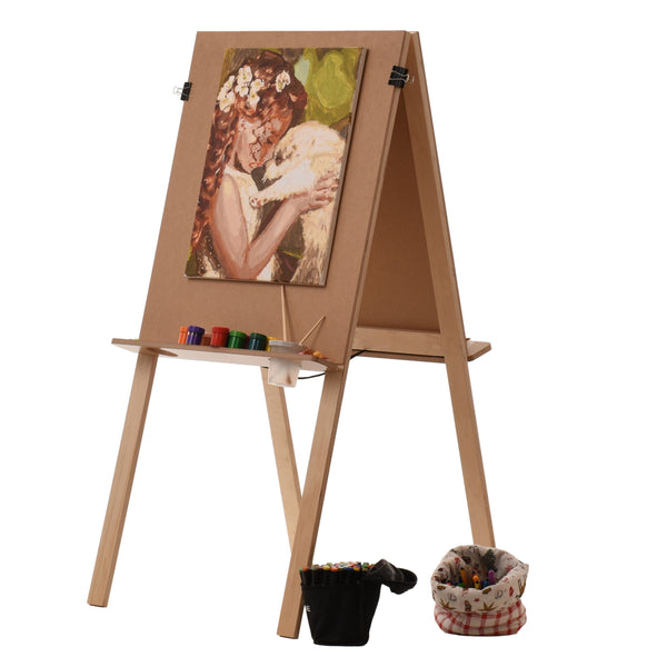 Holzstaffelei für kreatives Arbeiten zu Hause