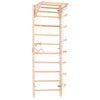 RINAGYM Terrain de Gymnastique Enfants - Jungle de Jeu Intérieur et Extérieur en Bois - Mur et Barres de Singe, Anneaux, Corde, Poutre, Échelle Suédoise, Balançoire - À Partir de 2 Ans (Kombi 2)