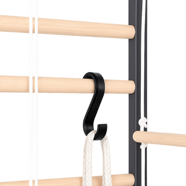 S-Haken für Sprossenwand – RINAGYM Zubehörhalter 13 cm