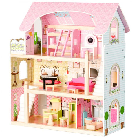 Puppenhaus aus Holz - Ein Geschenk für Kinder