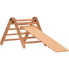 Kletterdreieck -Indoor-Leiter mit Rutsche -Holzrahmen für Kinder, fördert das Gleichgewicht -Lack auf Wasserbasis - 50 kg Tragkraft, 20kg (Aslide)Return