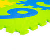Große EVA-Schaumstoffmatte für Kinder Buchstaben Zahlen 178x178 cm 36 el.
