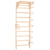 RINAGYM Terrain de Gymnastique Enfants - Jungle de Jeu Intérieur et Extérieur en Bois - Mur et Barres de Singe, Anneaux, Corde, Poutre, Échelle Suédoise, Balançoire - À Partir de 2 Ans (Kombi 2)