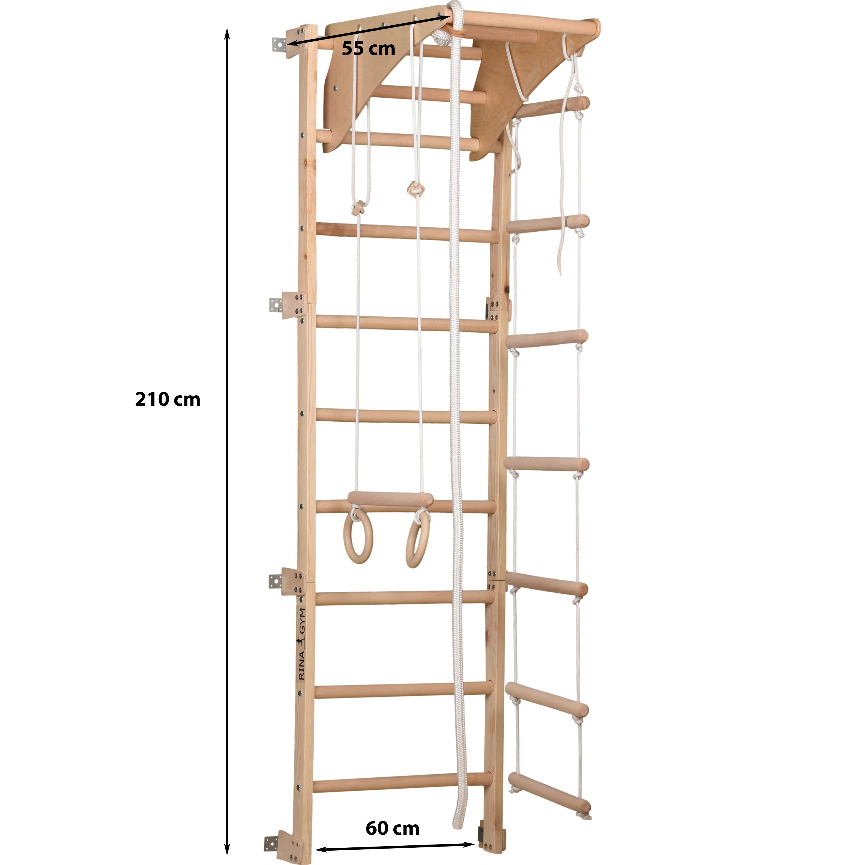 Sprossenwand für Heimtraining (Eco-pine)