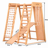 Multifunktionales Indoor Klettergerüst aus Holz – Für Zuhause & Familie ( 3 )
