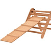 Kletterdreieck -Indoor-Leiter mit Rutsche -Holzrahmen für Kinder, fördert das Gleichgewicht -Lack auf Wasserbasis - 50 kg Tragkraft, 20kg (Aslide)Return