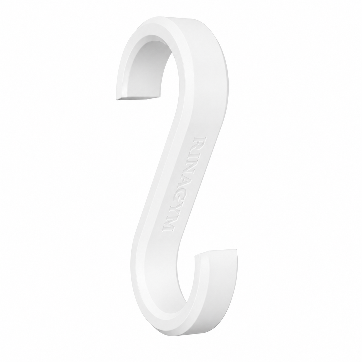 RINAGYM S-Haken für Sprossenwand – weiß, 13 cm