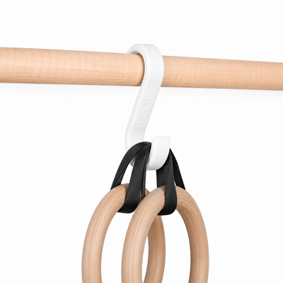 S-Haken für Sprossenwand 13 cm – weiß – weitere Produktansicht 4 – RINAGYM