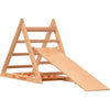 Kletterdreieck für Kinder - Klettergerüst aus Holz - Leiter, doppelseitige Rutsche, Spielnetz - Indoor-Spielplatz, Spielturm, Kletterturm für Kinder - RINAGYM GmbH
