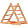 Kletterdreieck für Kinder - Klettergerüst aus Holz - Leiter, doppelseitige Rutsche, Spielnetz - Indoor-Spielplatz, Spielturm, Kletterturm für Kinder - RINAGYM GmbH