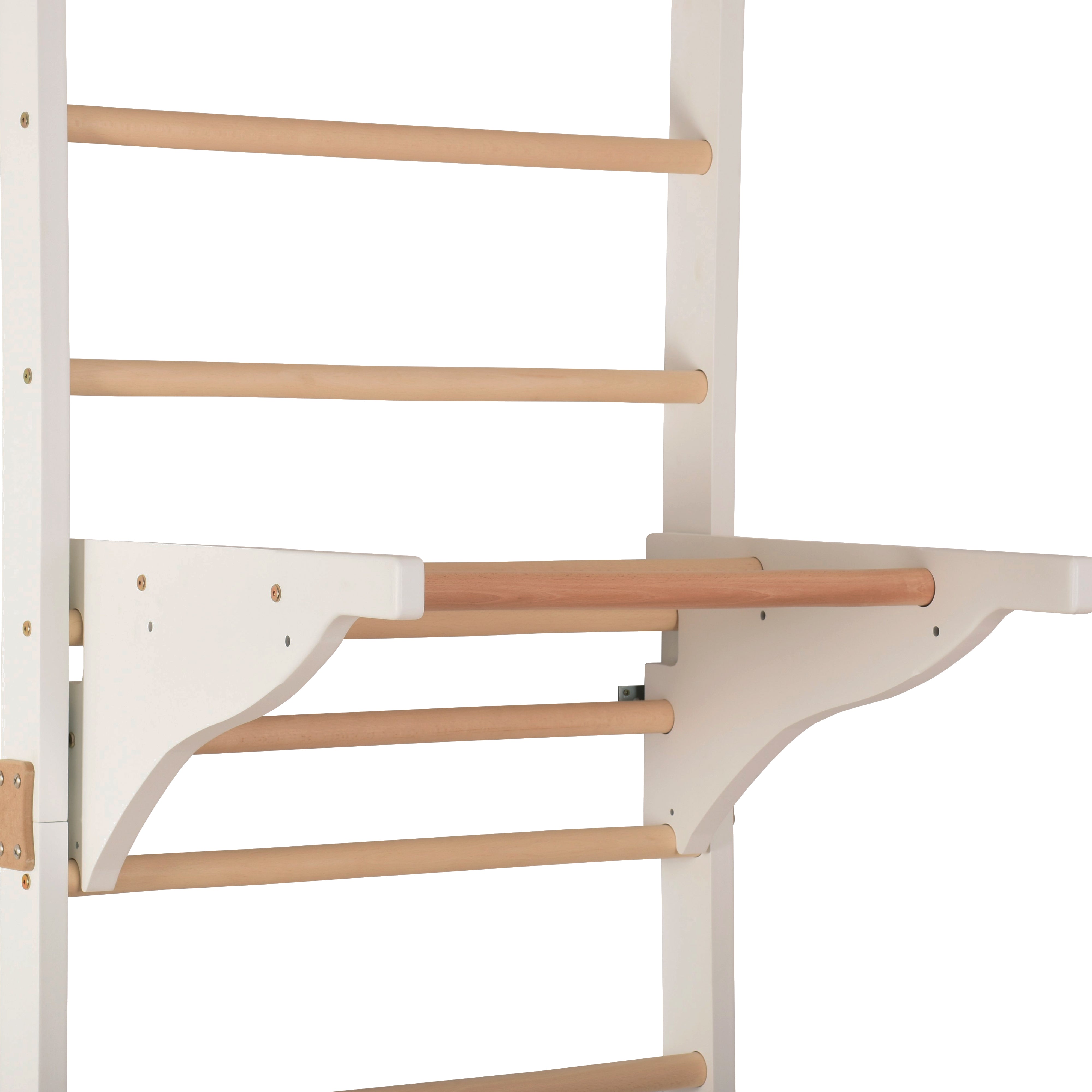 Klimmzugstange mit Dip-Barren für Sprossenwand – Yarnwood, abnehmbar | RINAGYM