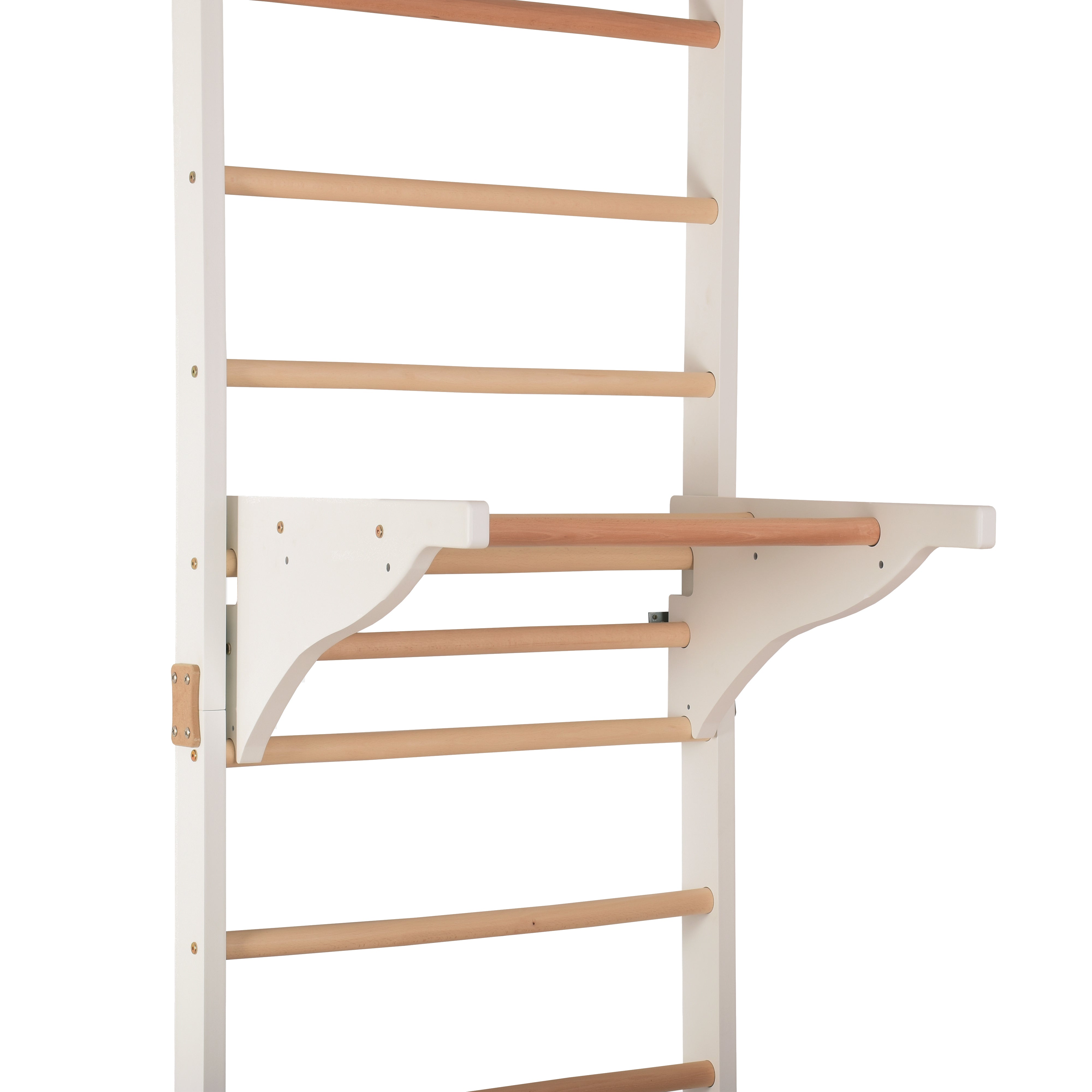 Klimmzugstange mit Dip-Barren für Sprossenwand – Yarnwood, abnehmbar | RINAGYM