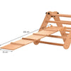 RINAGYM sliding board/chicken ladder accessories for the climbing triangle ramp (ladder rungs S)
