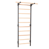 Metallische Sprossenwand STEEL PURE mit Klimmzugstange – Graphit | RINAGYM