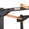 Metallische Sprossenwand STEEL PURE mit Klimmzugstange – Graphit | RINAGYM