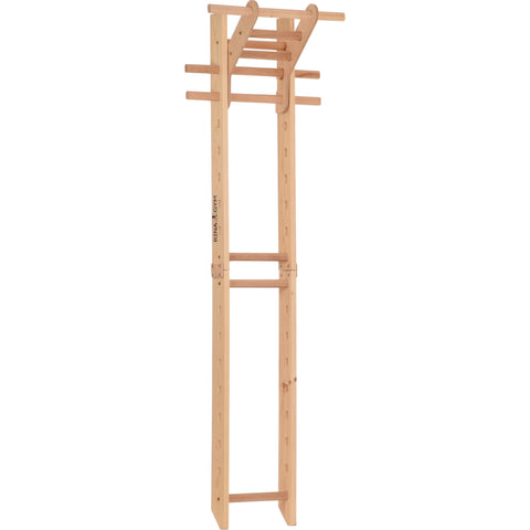Dřevěné nástěnné tyče Rinagym pro dospělé - do 150 kg (Wall Bar 1)