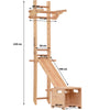 Rinagym Holz-Sprossenwand für Erwachsene - bis 150 kg (Wall Bar 2 Full)
