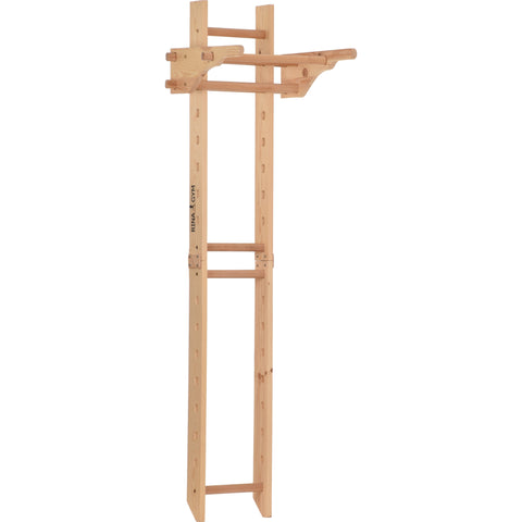 Dřevěné nástěnné tyče Rinagym pro dospělé - do 150 kg (Wall Bar 2)