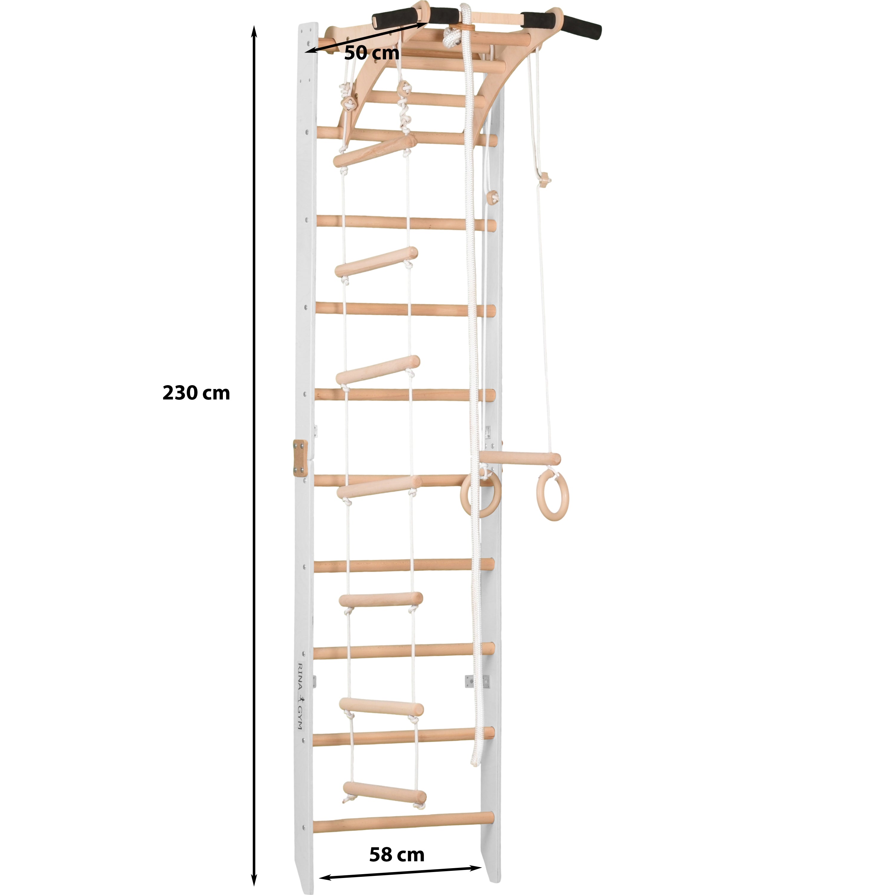 Sprossenwand für Heimtraining (SPR A white)