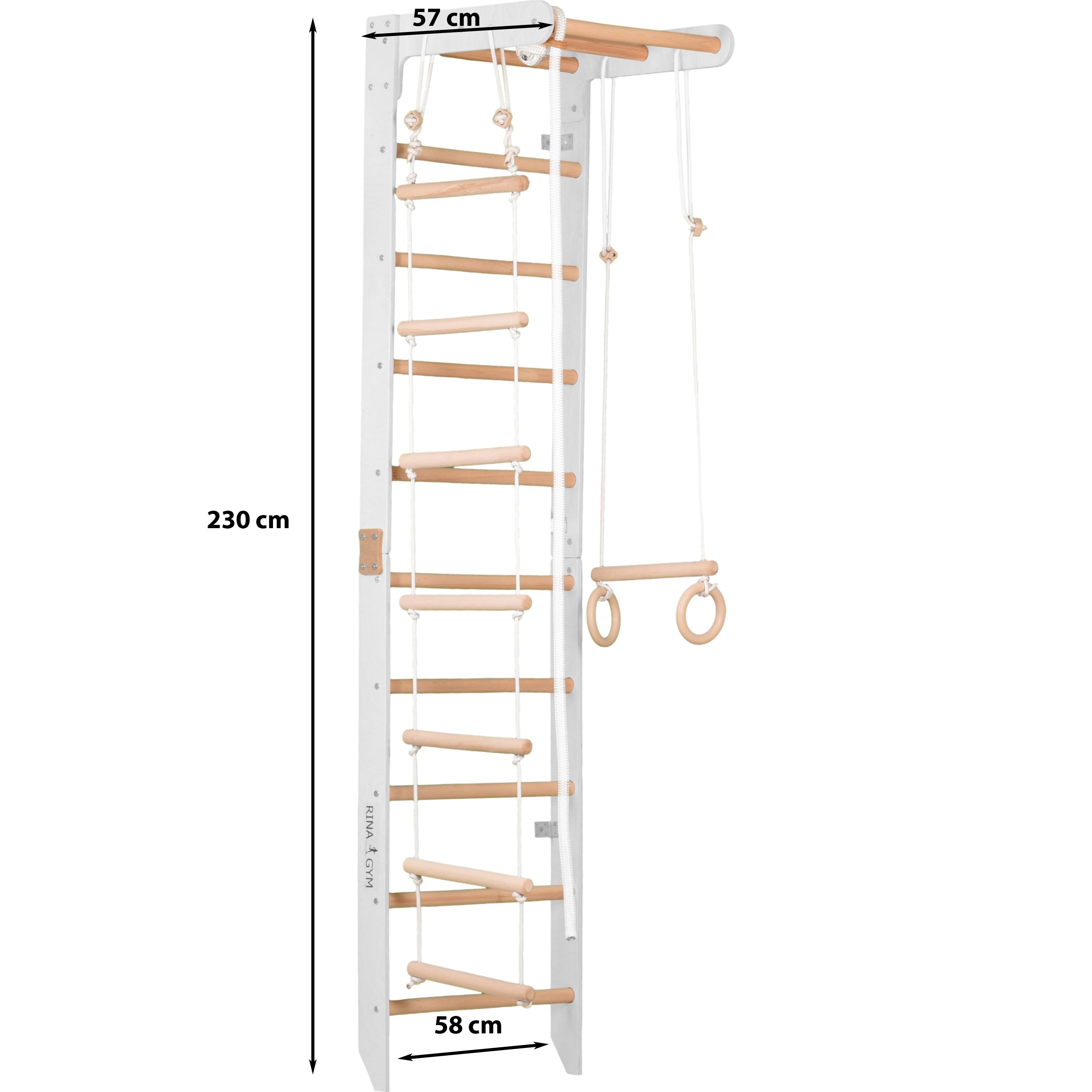 Sprossenwand für Heimtraining (SPR B white)