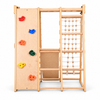 Multifunktionales Indoor Klettergerüst aus Holz – Für Zuhause & Familie ( 3 )