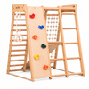Multifunktionales Indoor Klettergerüst aus Holz – Für Zuhause & Familie ( 3 )