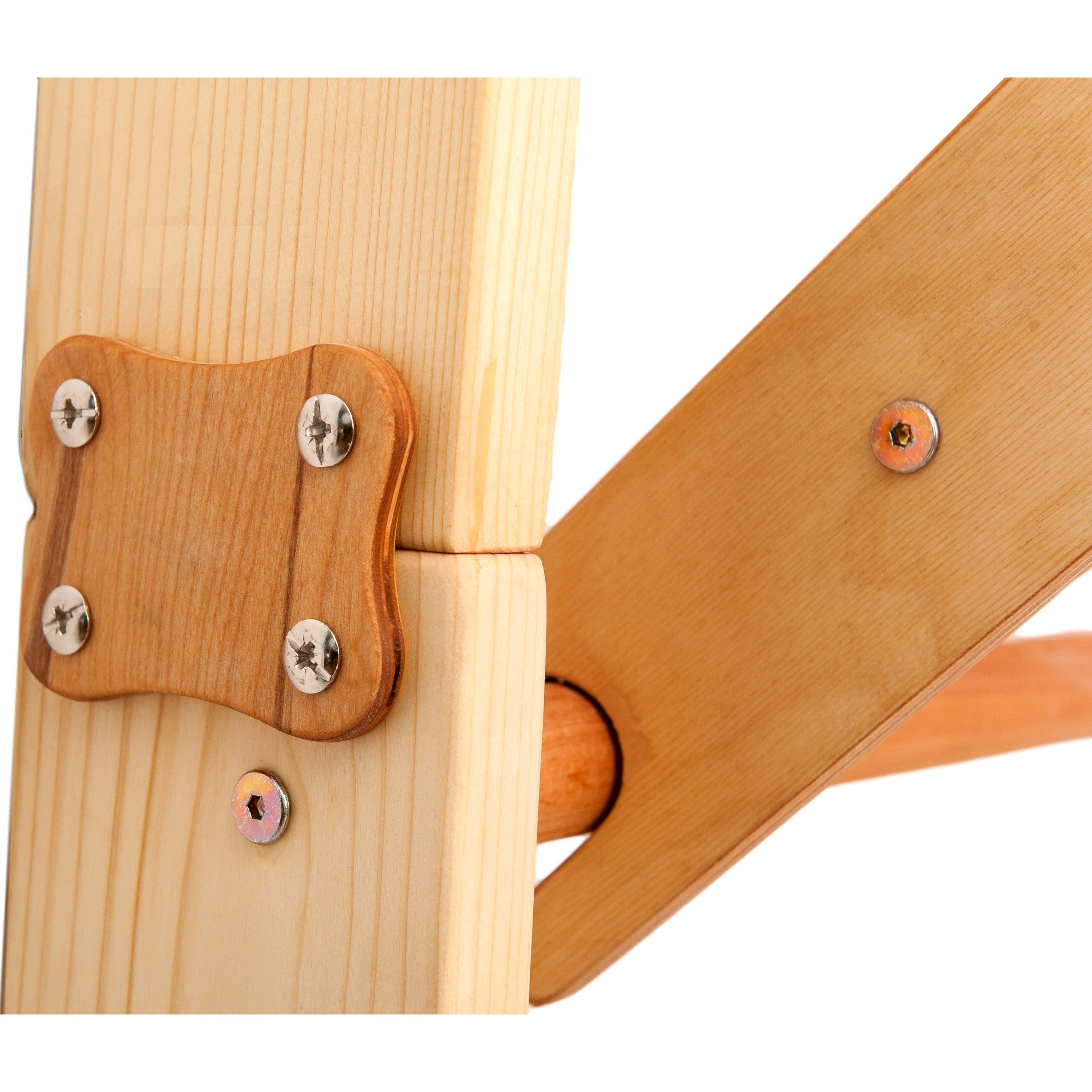 Kletterwand für Kinder - Indoor Klettergerüst aus Holz - Wand-Reck, Stange, Gymnastik-Ringe, Kletterseil, schwedische Leiter, Schaukel, Montagesatz. - RINAGYM GmbH