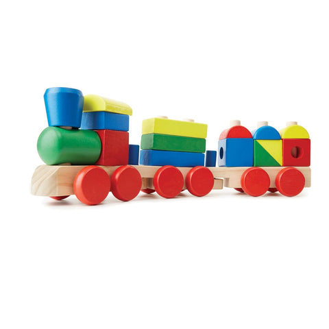 Zugspielset zum Stapeln, mehrfarbig