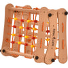 Rinagym indoor Klettergerüst – Indoor Leiter mit Kletternetz - Zusammenklappbarer Holzrahmen für Kinder - 50 kg Tragkraft (5s5g5s)
