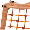 Escalade enfant Rinagym - Échelle intérieure avec filet d’escalade - Cadre en bois pliable, favorise l’équilibre - Peinture et vernis à base d’eau, Serrure de sécurité - Capacité de charge de 50 kg (5s5g5s)