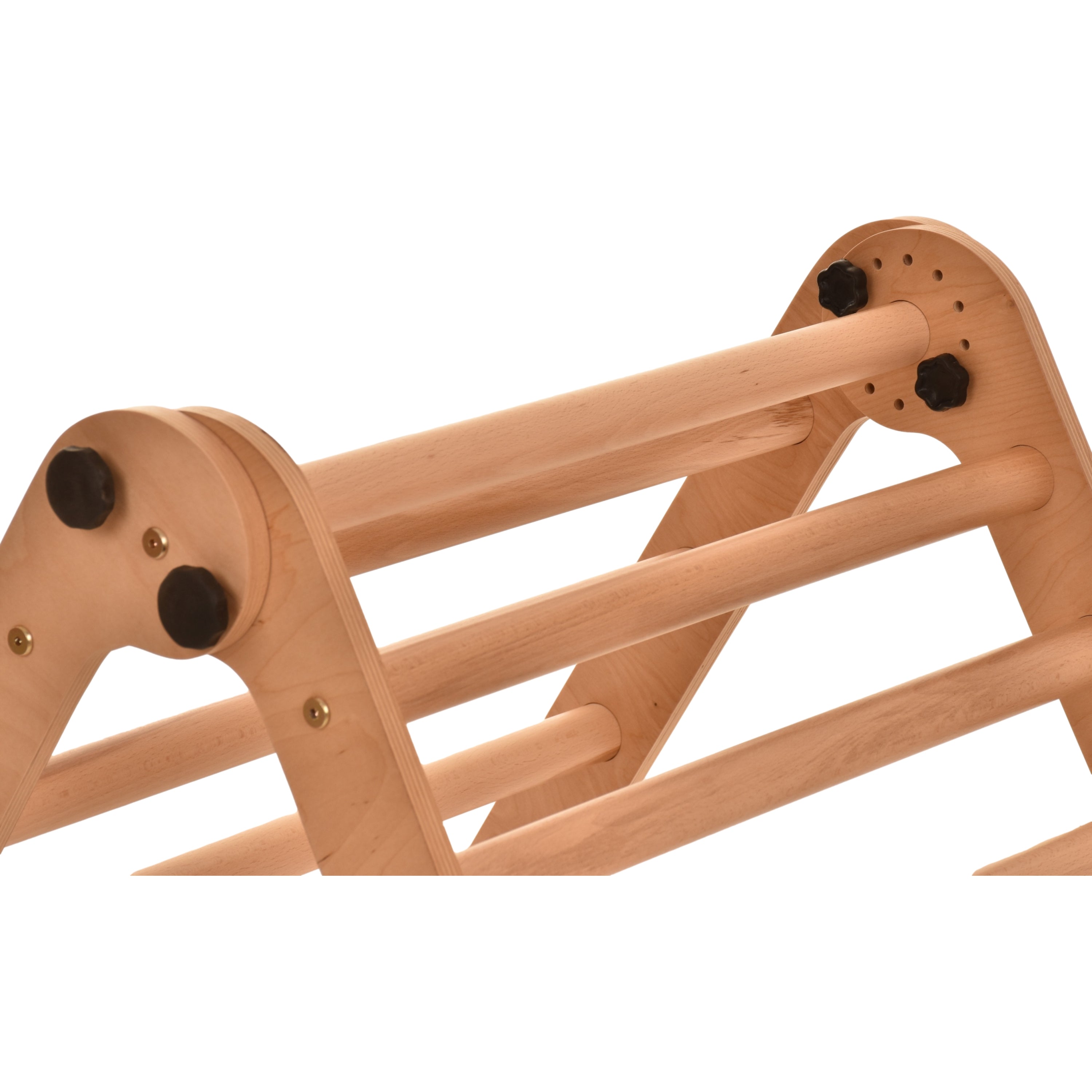 Triangle enfant Rinagym	- Double	échelle intérieure - Cadre en	bois	pliable pour enfants, favorise	l’équilibre - Peinture	et vernis à base d’eau, Serrure de sécurité - Capacité de charge de 50 kg (A)