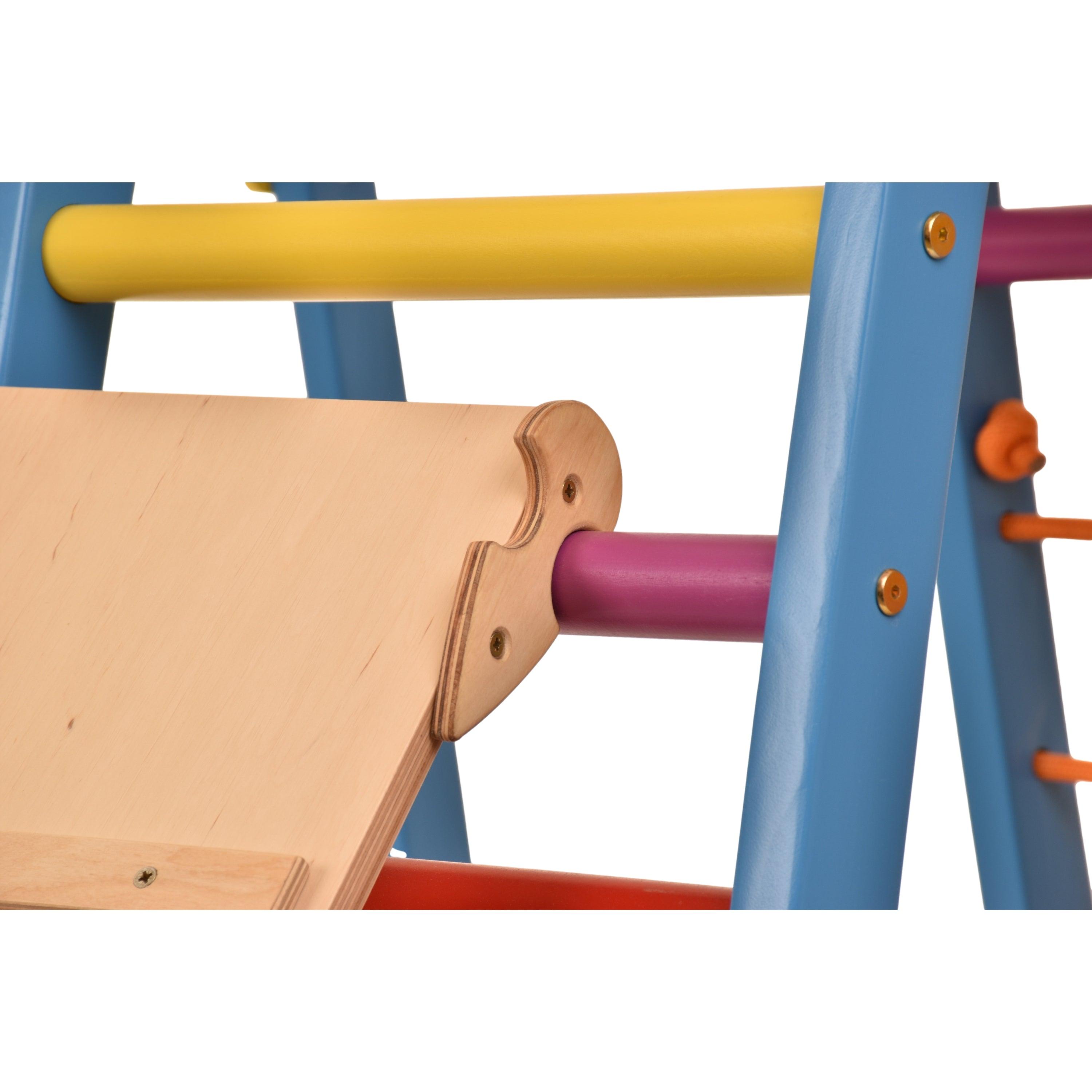RINAGYM Rutschbrett/Hühnerleiter Zubehör zum Kletterdreieck Rampe115*33 cm - RINAGYM GmbH