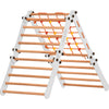 Gymnastický žebřík pro děti 2v1 (5P5P7S5P+SLIDE-WHITE)