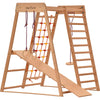RINAGYM Indoor Spielplatz aus Holz für Kinder - holz klettergerüst indoor ab 3 jahre - Indoor Klettergerüst Kinder kidwood klettergerüst (Classic)