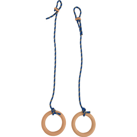 Plastic gymnastic rings - Height-adjustable gymnastic rings - Training equipment for children and adults