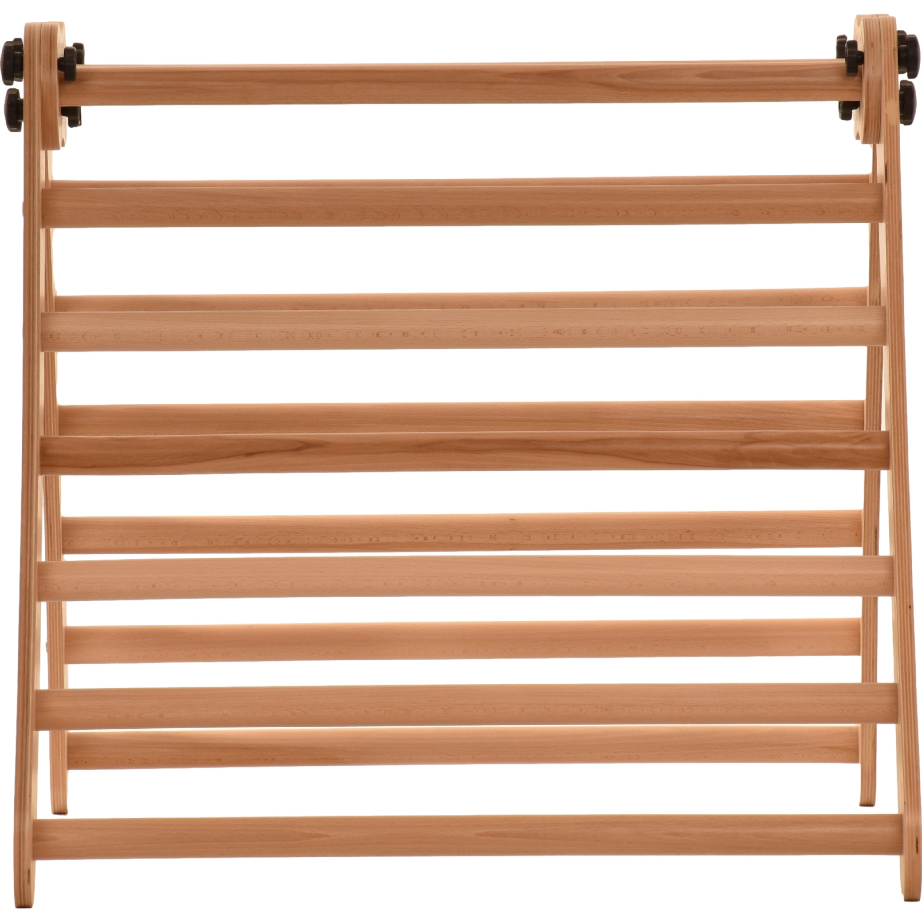 Rinagym Fitnessraum für kleine Kinder -Indoor Leiter mit Rutsche - Zusammenklappbarer Holzrahmen für Kinder - 50kg Tragkraft (7p7p)