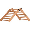 Triangle enfant Rinagym - Double échelle intérieure - Cadre en bois pliable pour enfants, favorise l’équilibre - Peinture et vernis à base d’eau, Serrure de sécurité - Capacité de charge de 50 kg (7p7p)