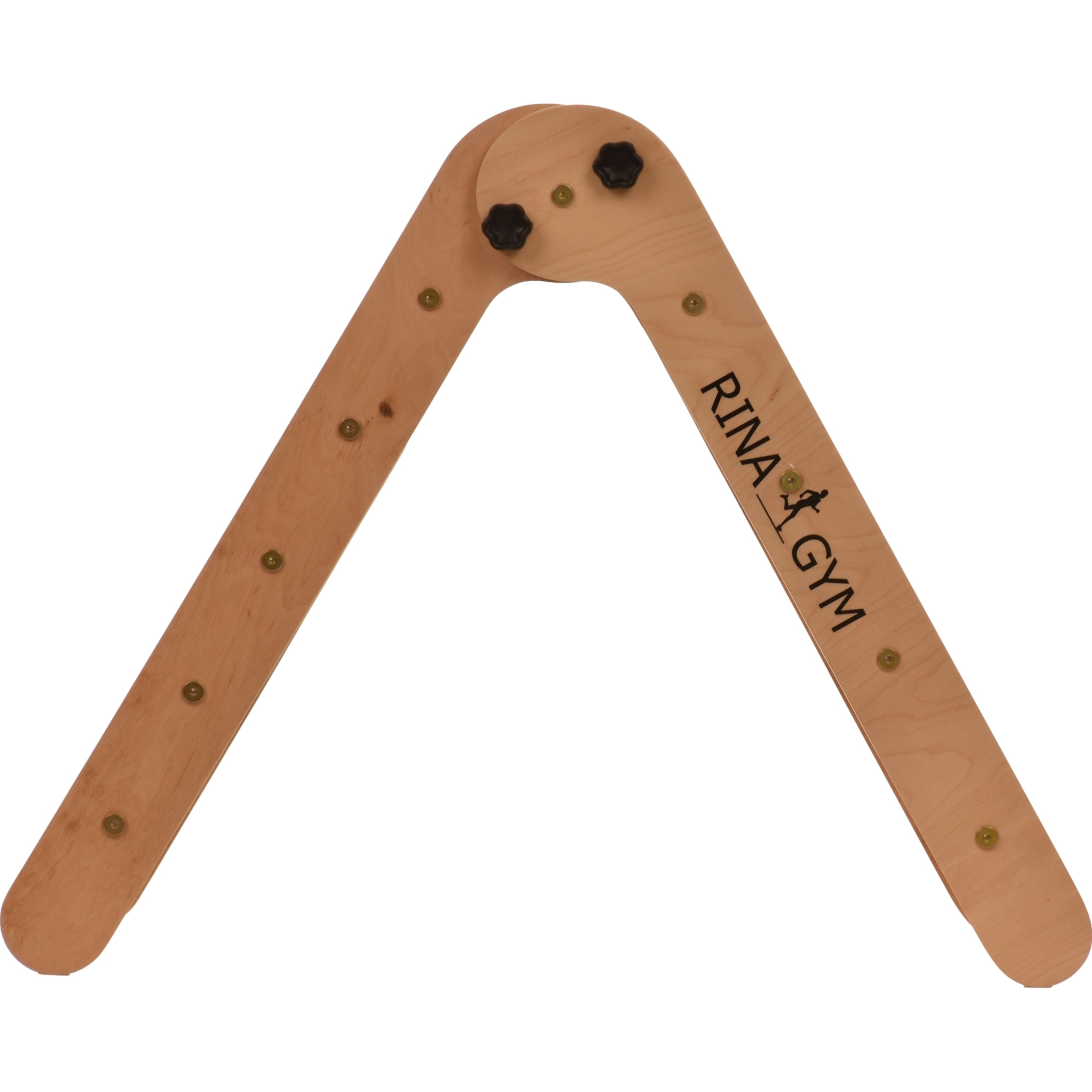 Triangle enfant Rinagym	- Double	échelle intérieure - Cadre en	bois	pliable pour enfants, favorise	l’équilibre - Peinture	et vernis à base d’eau, Serrure de sécurité - Capacité de charge de 50 kg (A)