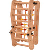 Rinagym indoor Klettergerüst – Indoor Leiter mit Kletternetz - Zusammenklappbarer Holzrahmen für Kinder - 50 kg Tragkraft (3p5g7s)