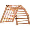 Rinagym indoor Klettergerüst – Indoor Leiter mit Kletternetz - Zusammenklappbarer Holzrahmen für Kinder - 50 kg Tragkraft (3p7g9s)