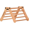 Rinagym Climbing Triangle - Double Indoor Ladder - Collapsible wooden indoor climbing frame for children, promotes balance - Water-based paint & varnish, safety lock - 50kg load capacity (5p5p)