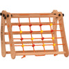 Rinagym indoor Klettergerüst – Indoor Leiter mit Kletternetz - Zusammenklappbarer Holzrahmen für Kinder - 50 kg Tragkraft (5g5s)