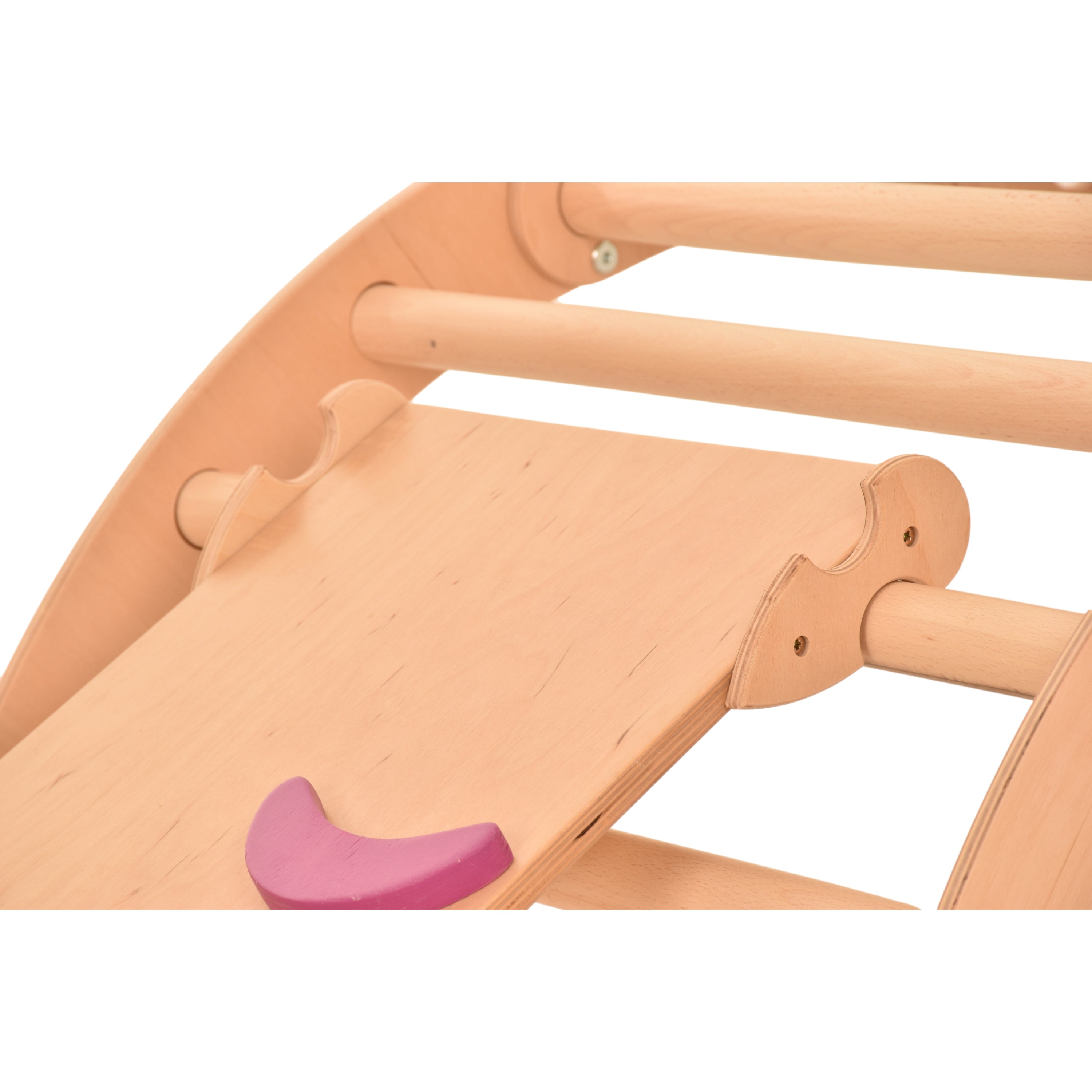 RINAGYM pedana scorrevole/scala per galline accessori per arrampicata rampa triangolare 115*33 cm (mezze lune)