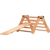 Aire	de jeux Rinagym - Échelle intérieure avec toboggan	- Cadre en bois pliable pour enfants, favorise l’équilibre - Peinture et vernis à base d’eau, Serrure de sécurité - Capacité de charge de 50 kg (5p5p+slide)