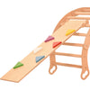 RINAGYM sliding board/chicken ladder Accessory for the climbing triangle Ramp 115 * 33 cm