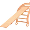 RINAGYM sliding board/chicken ladder accessories for climbing triangle ramp 115 * 33 cm (squares)